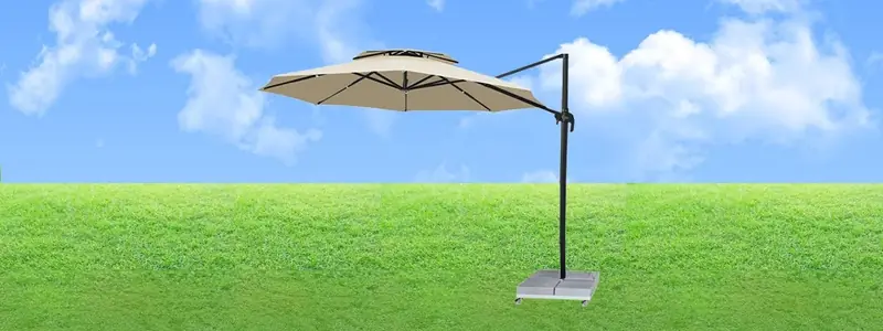 Yandan Askılı Yuvarlak Şemsiye