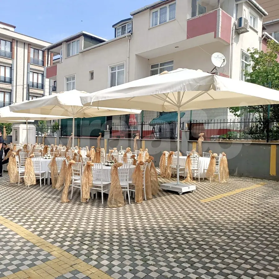 4m Kare semsiye kiralama 1